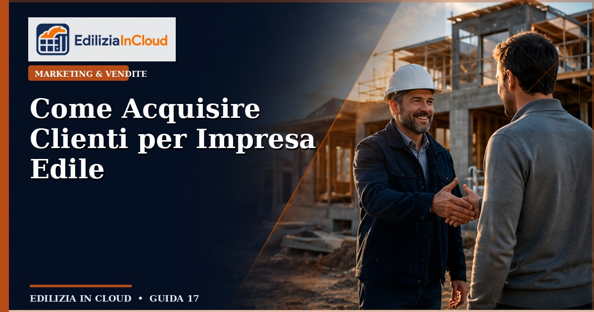 Come Acquisire Clienti per Impresa Edile