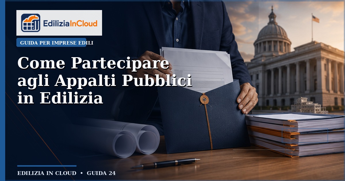Come Partecipare agli Appalti Pubblici in Edilizia