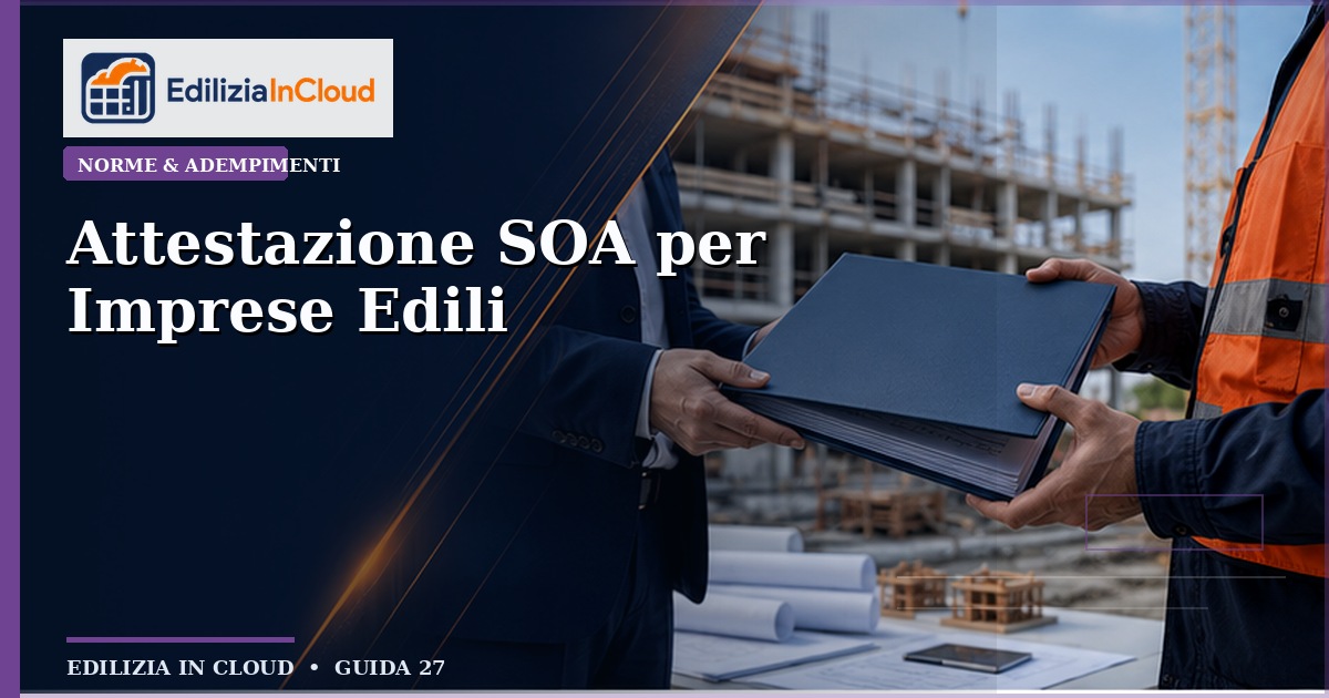 Attestazione SOA per Imprese Edili