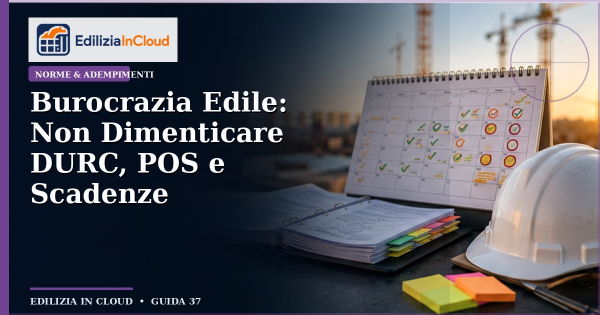 Notifica preliminare cantiere: quando serve e chi la invia