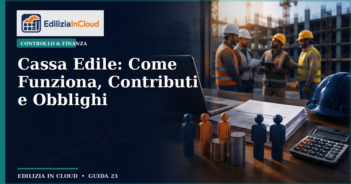 Cassa Edile: Come Funziona, Contributi e Obblighi