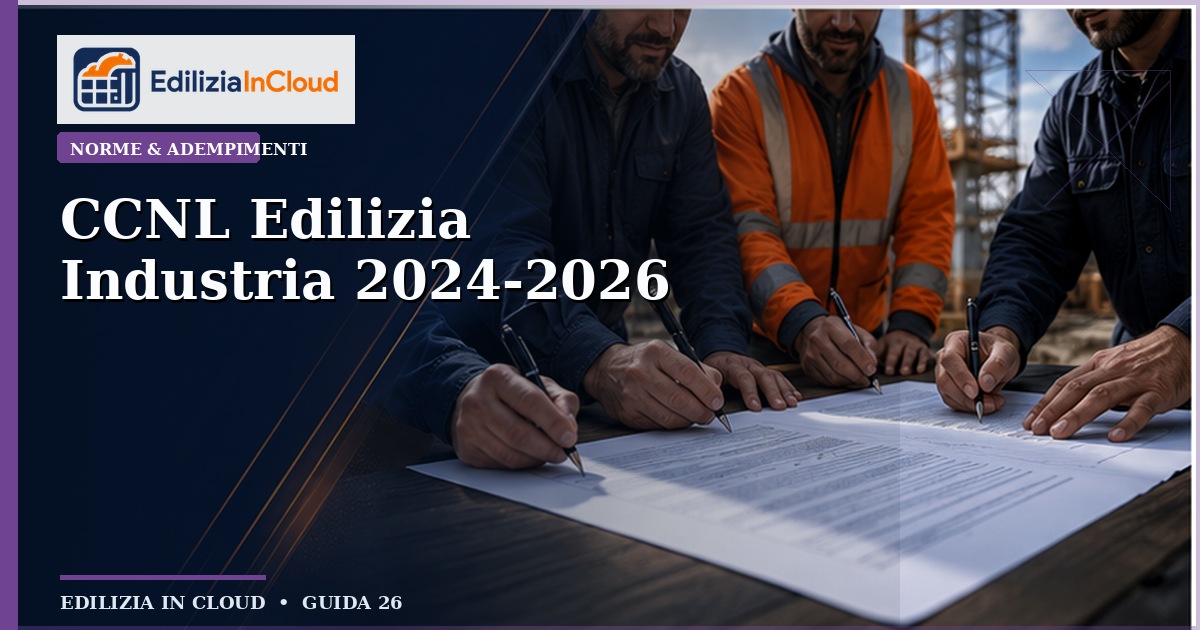 CCNL Edilizia Industria 2024-2026