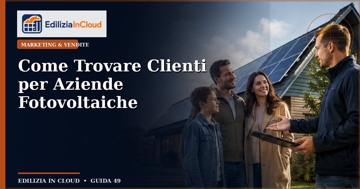 Come Trovare Clienti per Aziende Fotovoltaiche