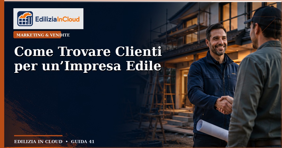 Come Trovare Clienti per un'Impresa Edile