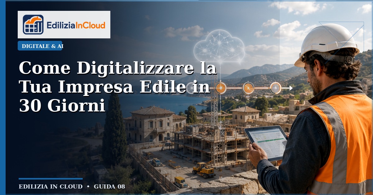 Digitalizzazione Edilizia: Incentivi 2026 per le Imprese
