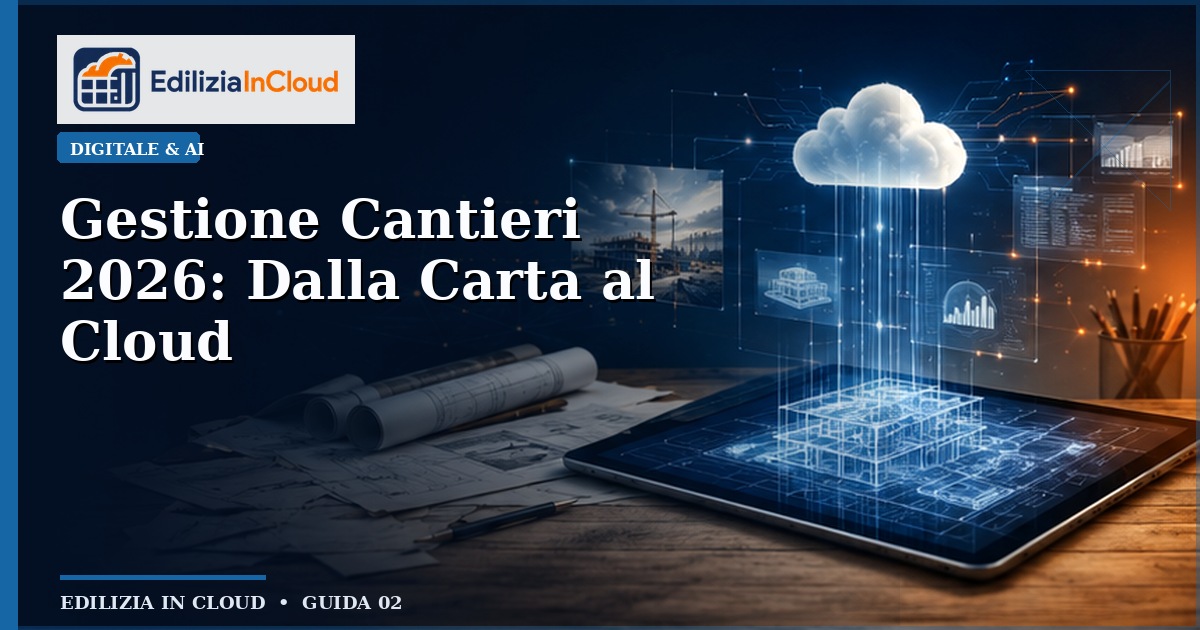 Gestione Cantieri 2026: Dalla Carta al Cloud