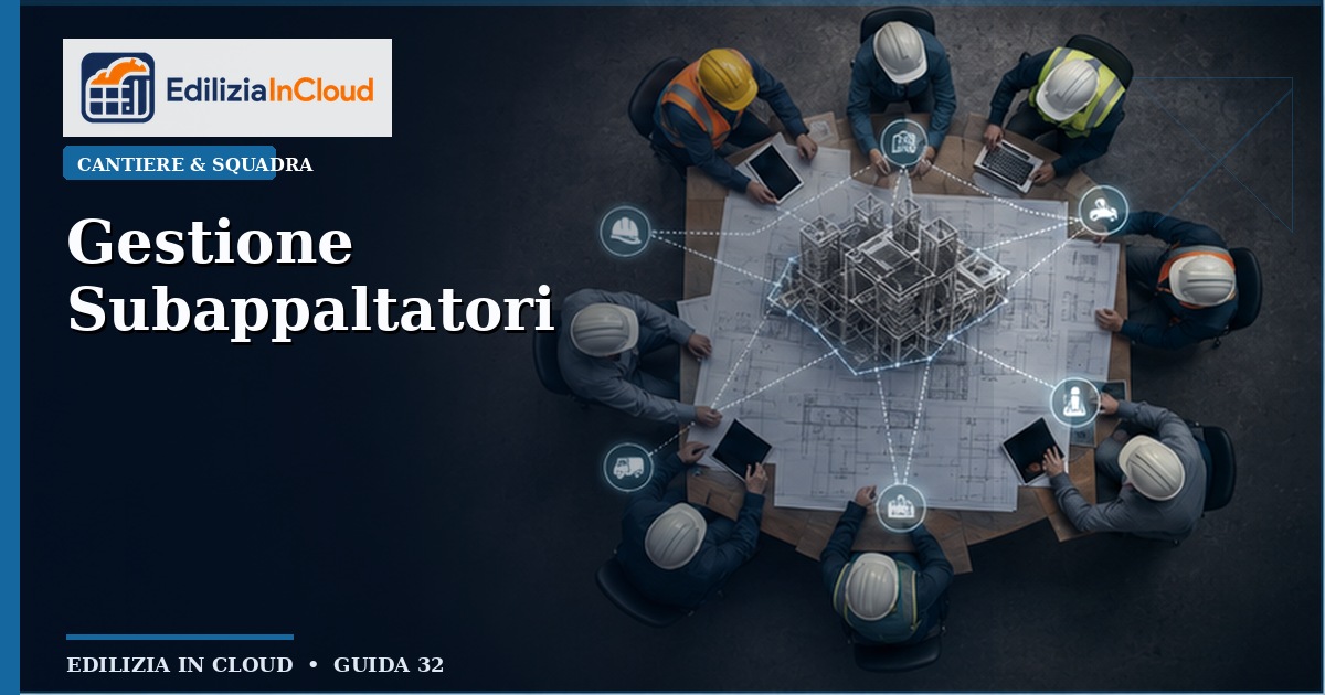 Gestione Subappaltatori