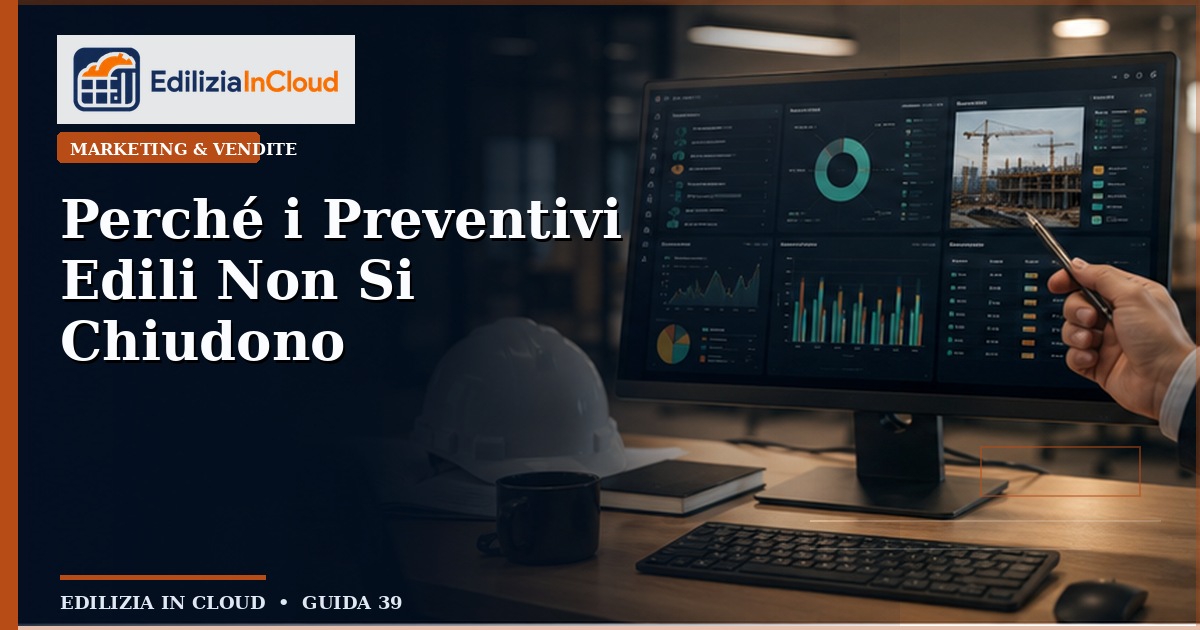 Perché i Preventivi Edili Non Si Chiudono